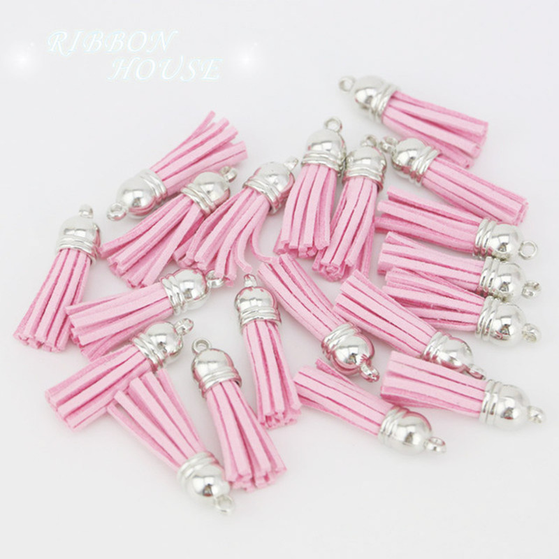Home Bargains - (20 Pcs/lot) Pink Tassel Vintage Leather