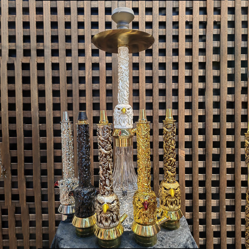 Home Bar Lounge - Eagle Head Hookah Resin Shisha Water