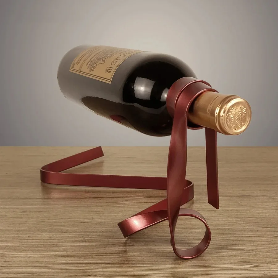 Colorful Ribbon Iron Wine Bott - Home Bar Shelves review and price