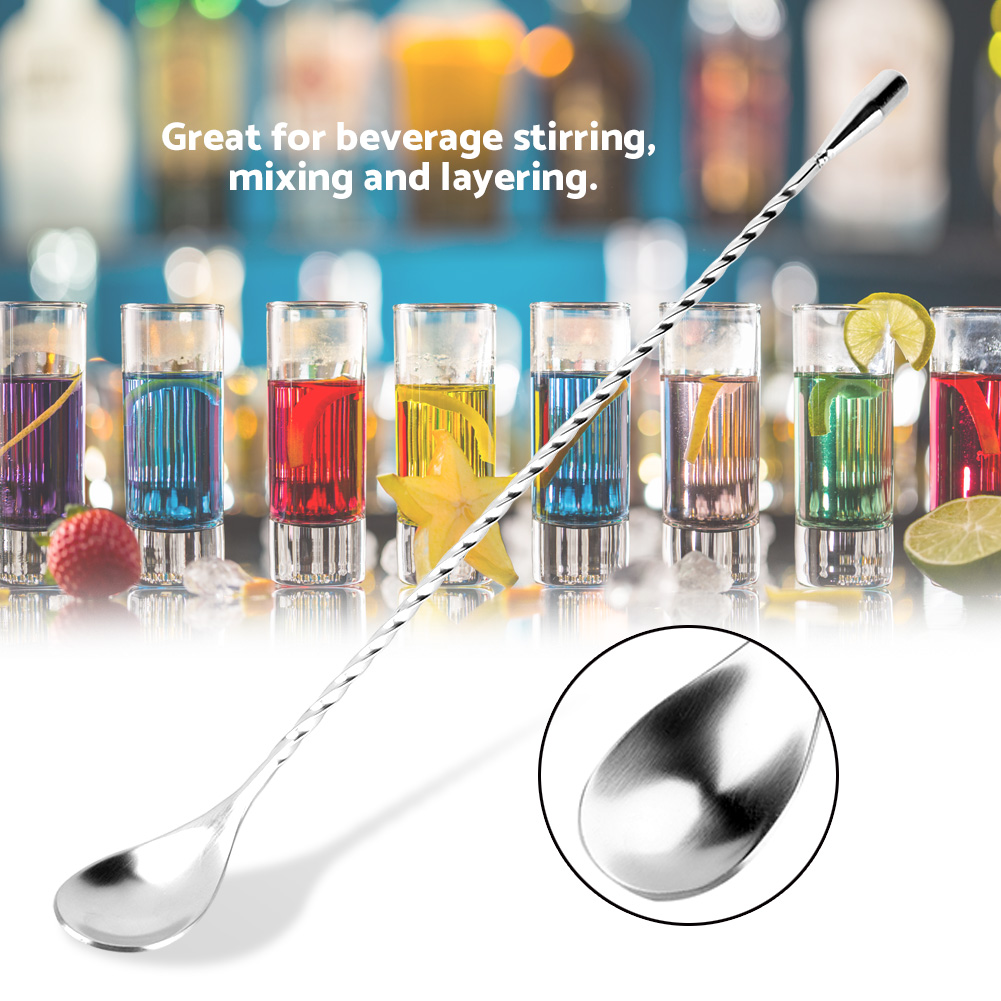 Stainless Steel Bar Spoon Long - Bar Spoon Twisted review and price