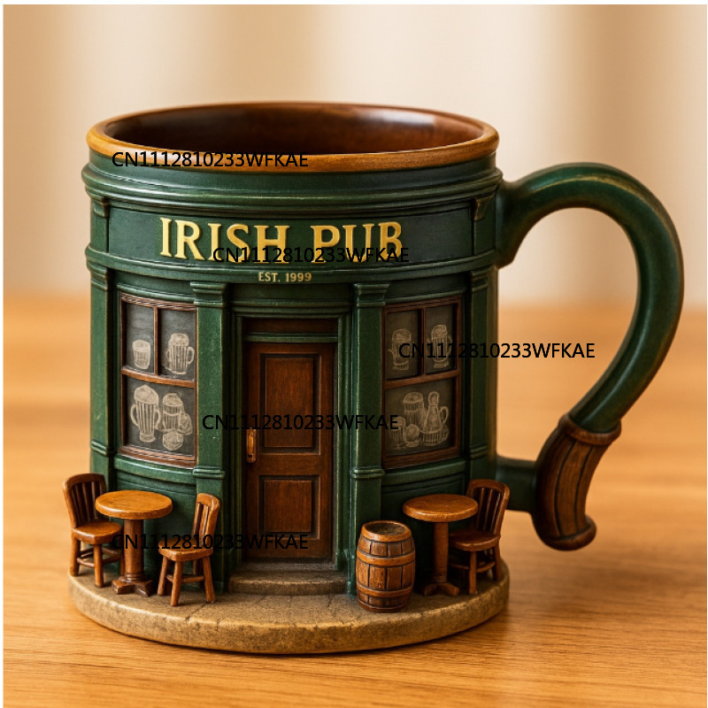 3D Irish Pub Pattern Stainless - Home Bar And Coffee review and price