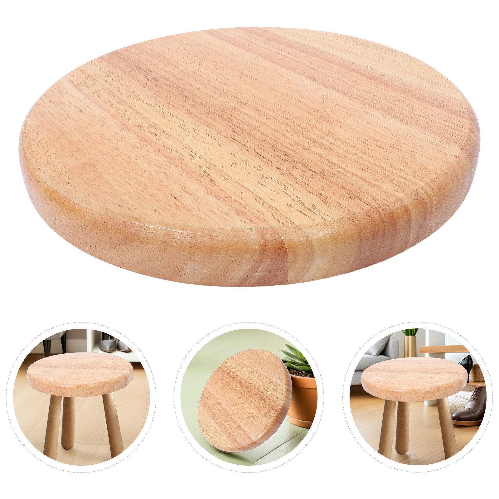 Wood Round Stool Seat Replacem - Home Bar Stools review and price