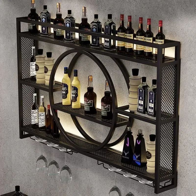 Industrial Wall Mounted Bar Wi - Home Bar Shelves review and price