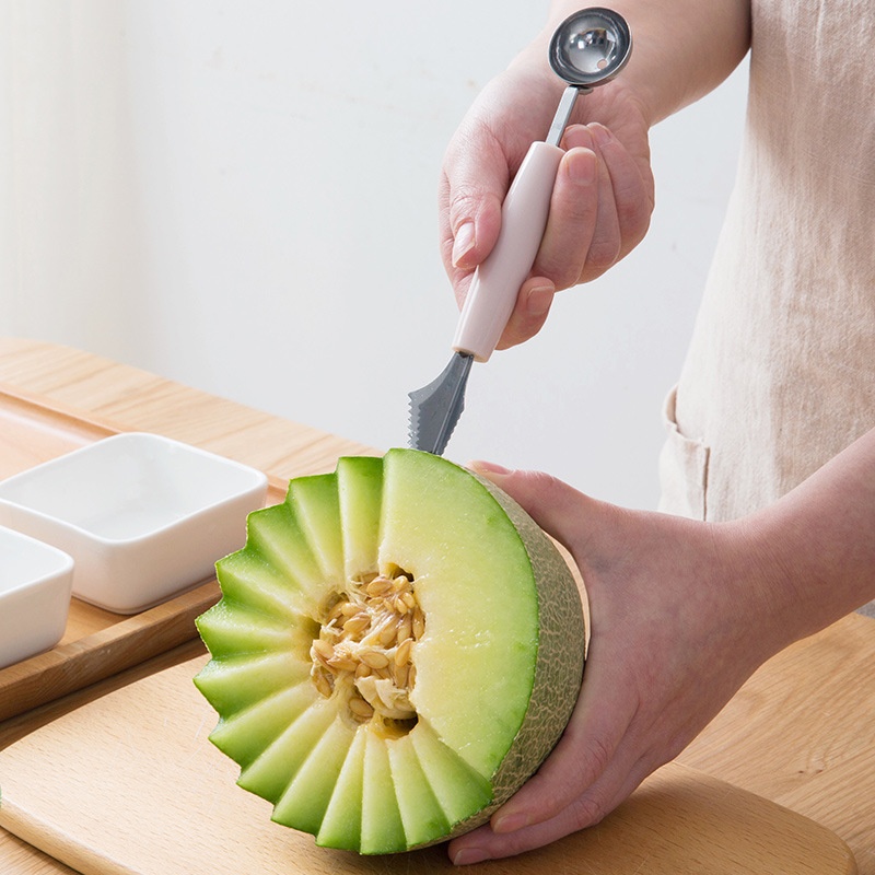 Fruit Scoop Dual-head Fruit B - Ice Pick Pick review and price
